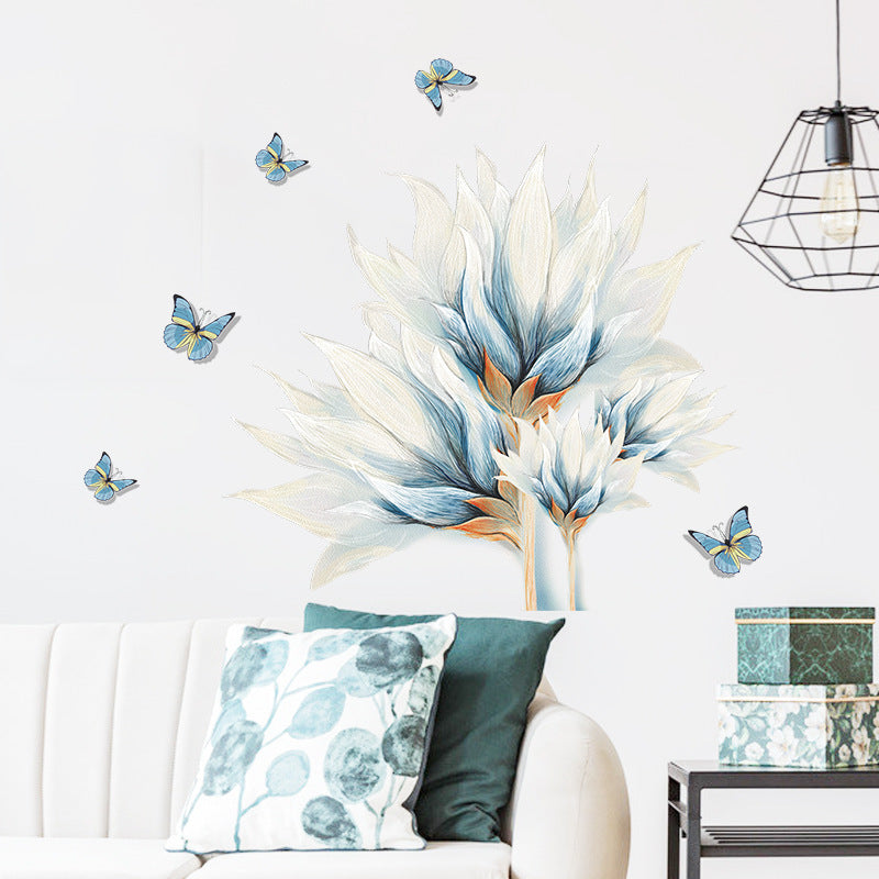Butterfly Flower Sticker