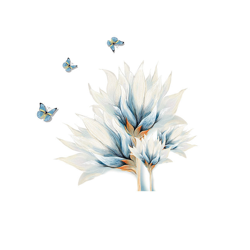 Butterfly Flower Sticker