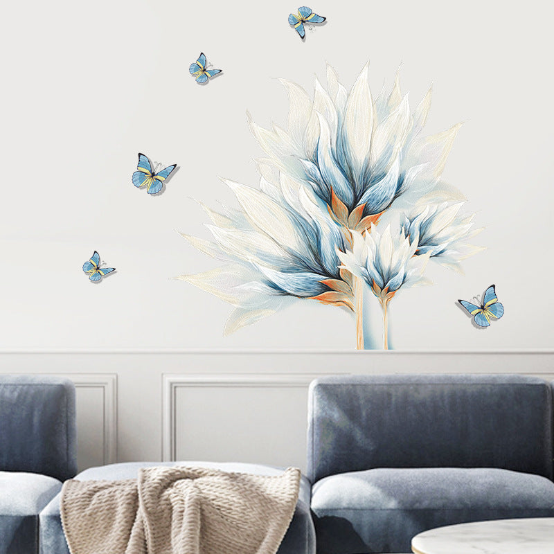 Butterfly Flower Sticker