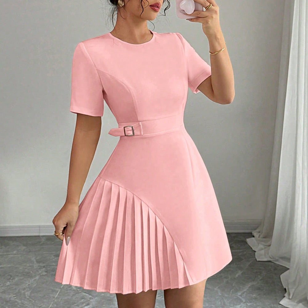 Fashionable And Elegant Short-Sleeve Dress For Women