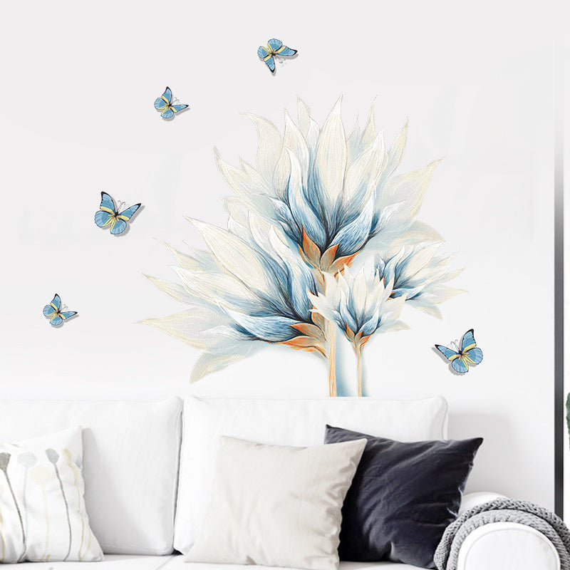Butterfly Flower Sticker