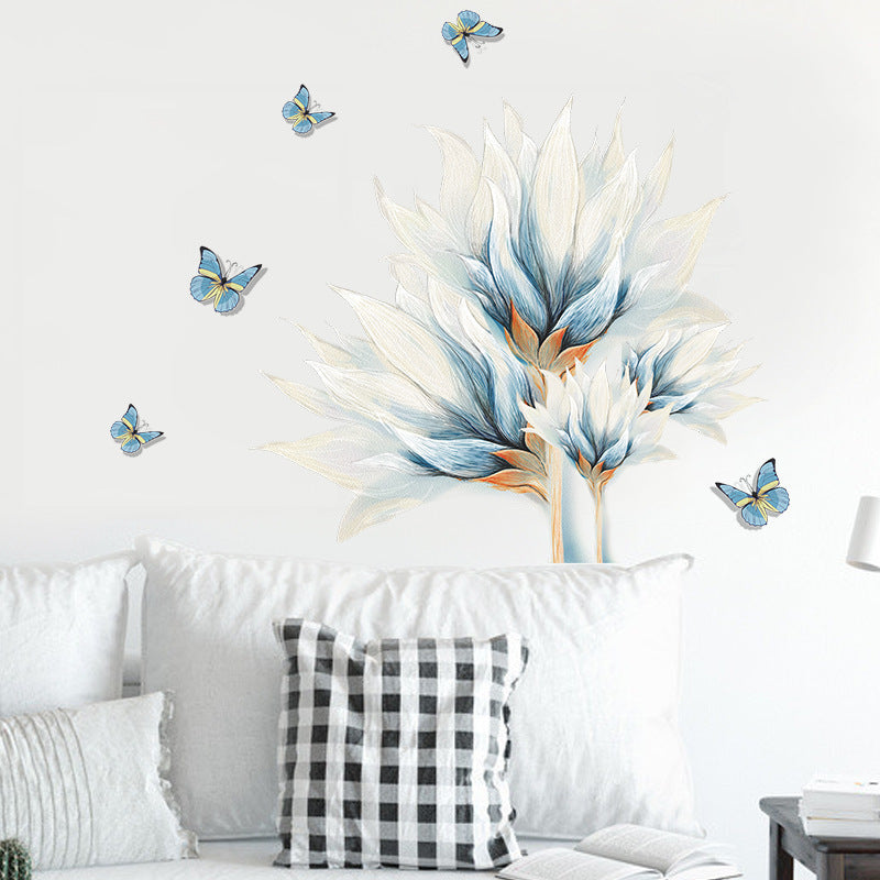 Butterfly Flower Sticker
