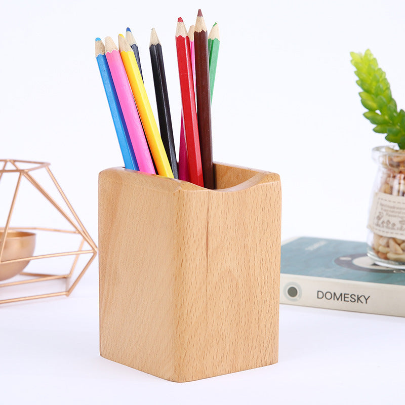 Wooden Pen Holder