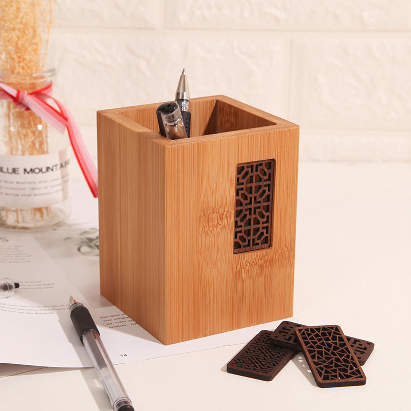Wooden Pen Holder