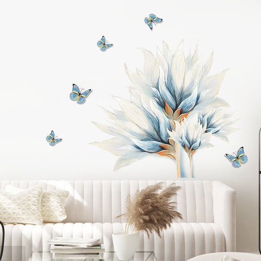 Butterfly Flower Sticker