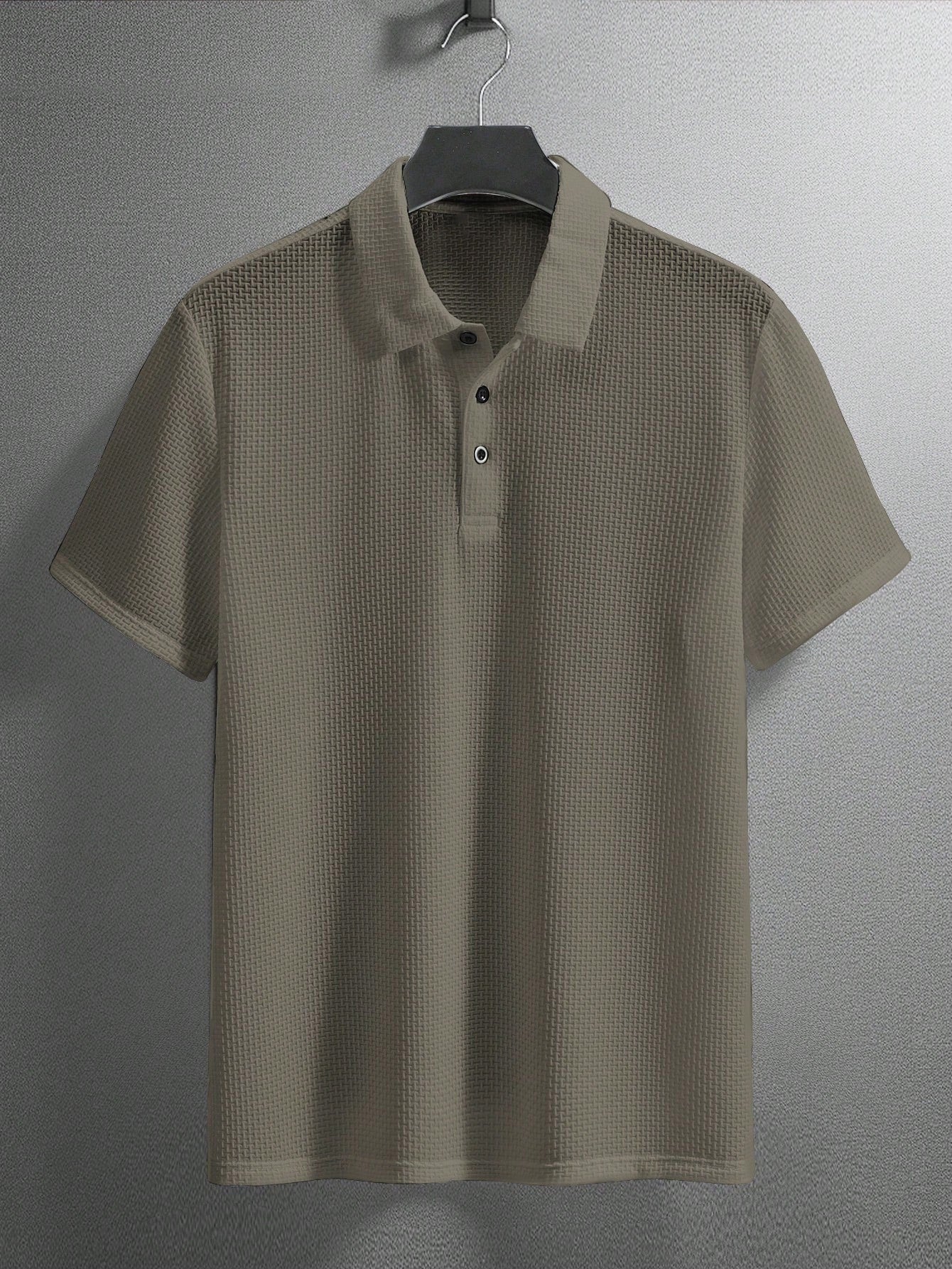 Men's Polyester Short-sleeve Polo Shirt