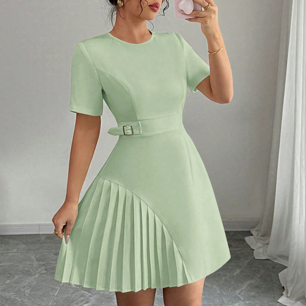 Fashionable And Elegant Short-Sleeve Dress For Women